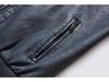 Fourth Generation Men's Leather Jacket - Wash-Faded Style, European Boutique Design, US Sizing