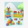 Diy Assembly Pull Square Building Block Variety Of Shape Children'S Educational Toy