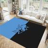 Aston Villa Football Design Crystal Velvet Carpet Cozy Non?Slip Printed Rug For Bedroom Living Room Entrance