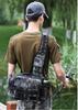 Trust Contact Fishing Large with Rod Holder Bag, Capacity, Lightweight, Waterproof, (Black)