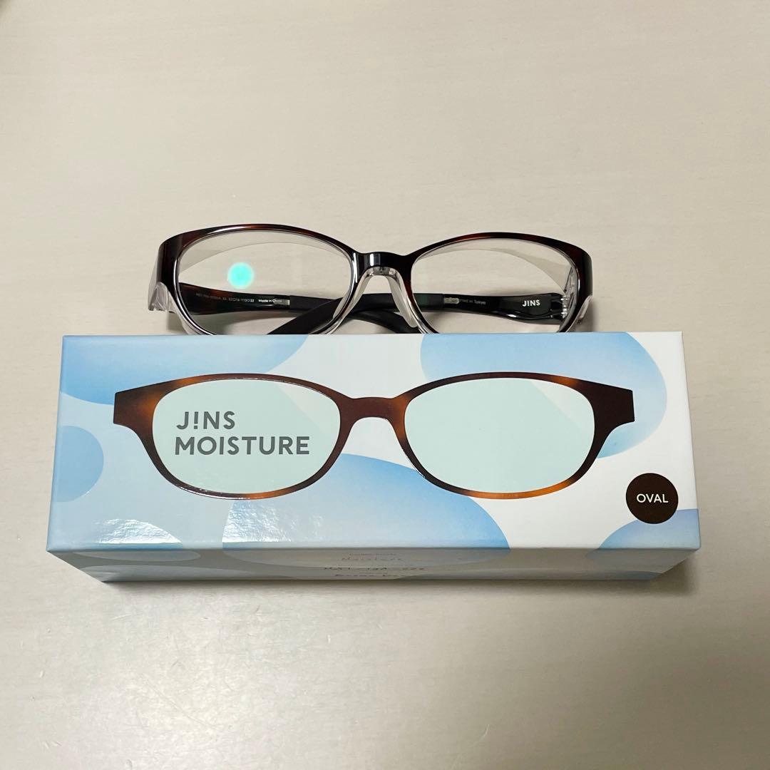 Used JINS MOISTURE oval brown