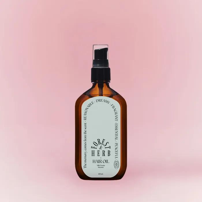 [Damaged Hair Argan Care] Milk Protein Intensive Perfume Hair Oil Forest Herb