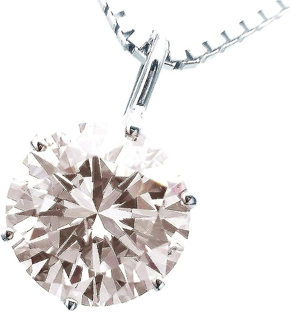 

коробка для вас і діамантове намисто високого класу Сертифікат класу SI включено Картка сертифіката платинового діаманта включена [Jewelry me] кулон 0,40 карата/4069 чистий