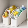 2pcs Anti-slip Under Sink Organizer Space Saving Snack Seasoning Basket Curved Storage Box  Bathroom