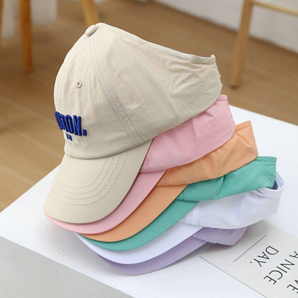 Quick-dry Summer Kid Sunhat Korean Style Children's Visor Hat Comfortable Half Empty Top Hat  Boy