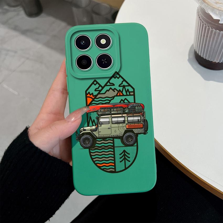 For Honor X6c X6d X5a X5c X6a X7a X8d X9d X8c X7 X8 X6 Phone Case Pretty Flowers Patterns Lightweight Soft Silicone Cover For Honor Protective Housing