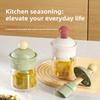 Silicone Oil Brush Bottle with Bottle, Barbecue Oil Brush Bottle, Oil Control, Large-diameter Sauce for Frying Eggs and Steaks