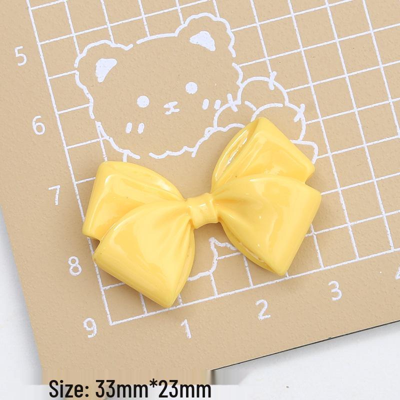 Multicolor Cartoon Bow Resin Jewelry & Shoe Clip DIY Accessories