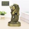 New Hot Merlion Model Metal Crafts Decoration Singapore Tourist Souvenirs World Landmark Building Model Office Decoration