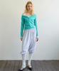 Aobteu Two-Way Henley T-Shirt - Mint