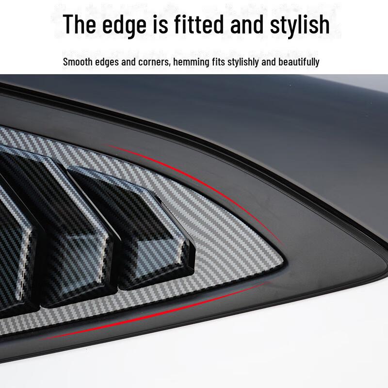 Changan UNIV Heckdreieck-Fensterzierleisten für Haifischkiemen-Außenaufkleber.