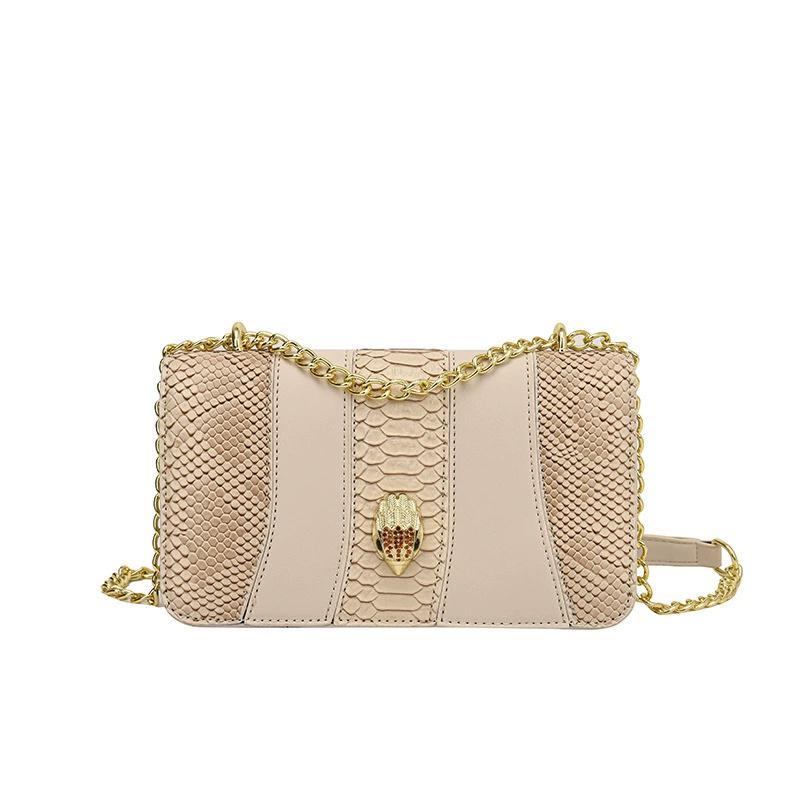 Popular European and American Chain Shoulder Bags Women's Fashion Texture Retro Square Bags