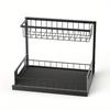Under Sink Organizer with Sliding Drawer, Heavy-Duty Metal Pull-Out Shelf, Space-Saving Storage Rack for Kitchen, Bathroom & Closet