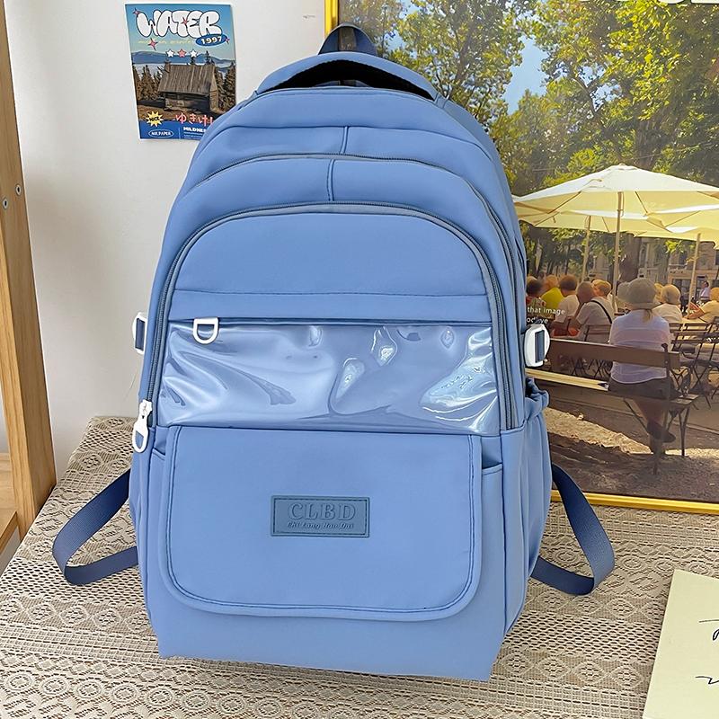 Student Backpack Junior Senior High School School Bag Large Capacity Couple Computer Backpack