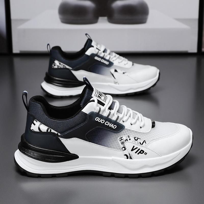Summer men's shoes 2024 new breathable mesh shoes men's sports shoes trend versatile casual shoes dad trendy shoes