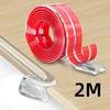 1/2/3M  Transparent Corner Protectors Thick Silicone Edge Guards Adhesive Table Cabinet Safety Bumpers Furniture Corner Cushions