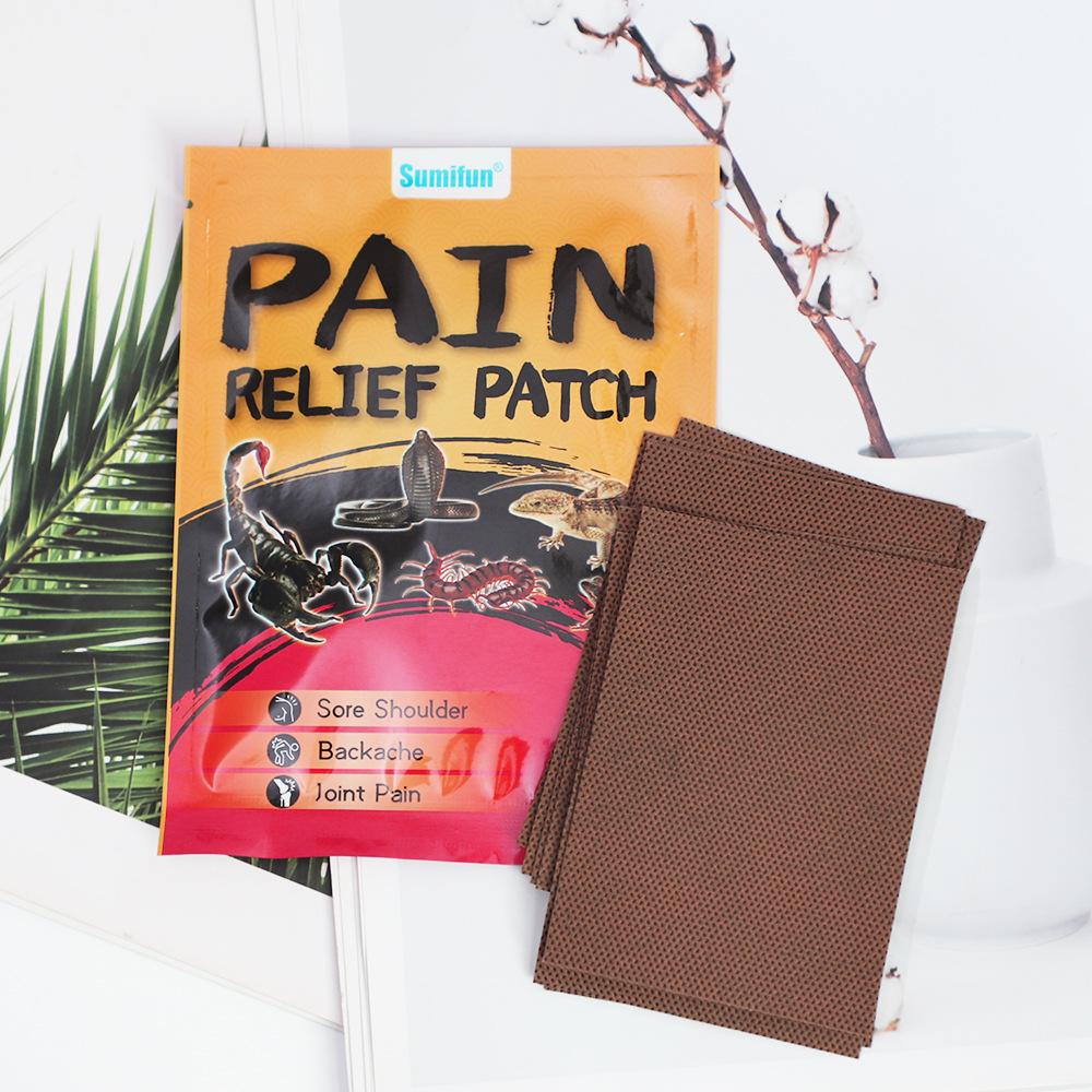 8 teile/beutel Scorpion Venom Gips Zurück Schmerzen Gelenke Patches Knie Schmerzen Relief Balsam Aufkleber