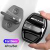 4PCS Car Door Lock Cover Stainless Steel Protection Accessories For Mercedes Benz AMG GLC W203 W206 W220 W205 W211 W212 GLK W176