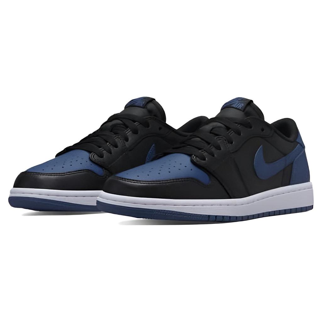 Air Jordan 1 Retro Low OG Mystic Navy Women Sneakers Black White CZ0775-041