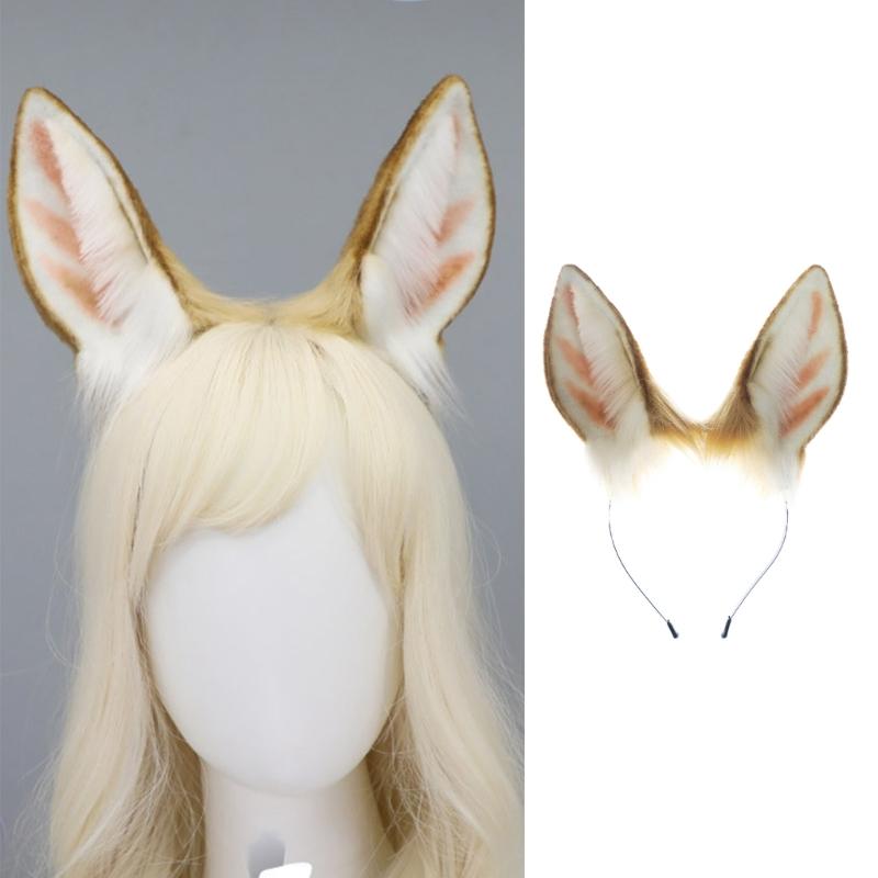 Cartoon Cosplay Costume Beast Deer Hair Hoop Furry Deer Hair Styling for Live Show Headbands Furry Deer Animal Carnivals