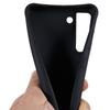 For Samsung Galaxy S21 FE 5G Shockproof Back Cover Flexible TPU Phone Case with Lanyard