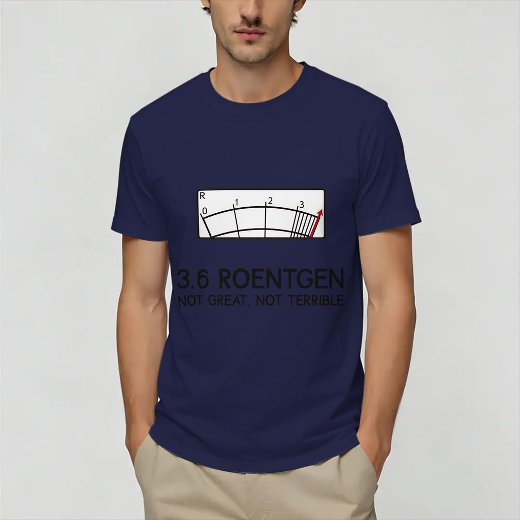 Chernobyl 36 Roentgen Unisex T Shirt Novelty Tees Short Sleeve O Neck TShirt 100 Cotton Summer Tops