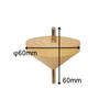 Set of 1 Plain Iron and Wooden Perfect for Spinning Top Crafts Top, Core, Core,
