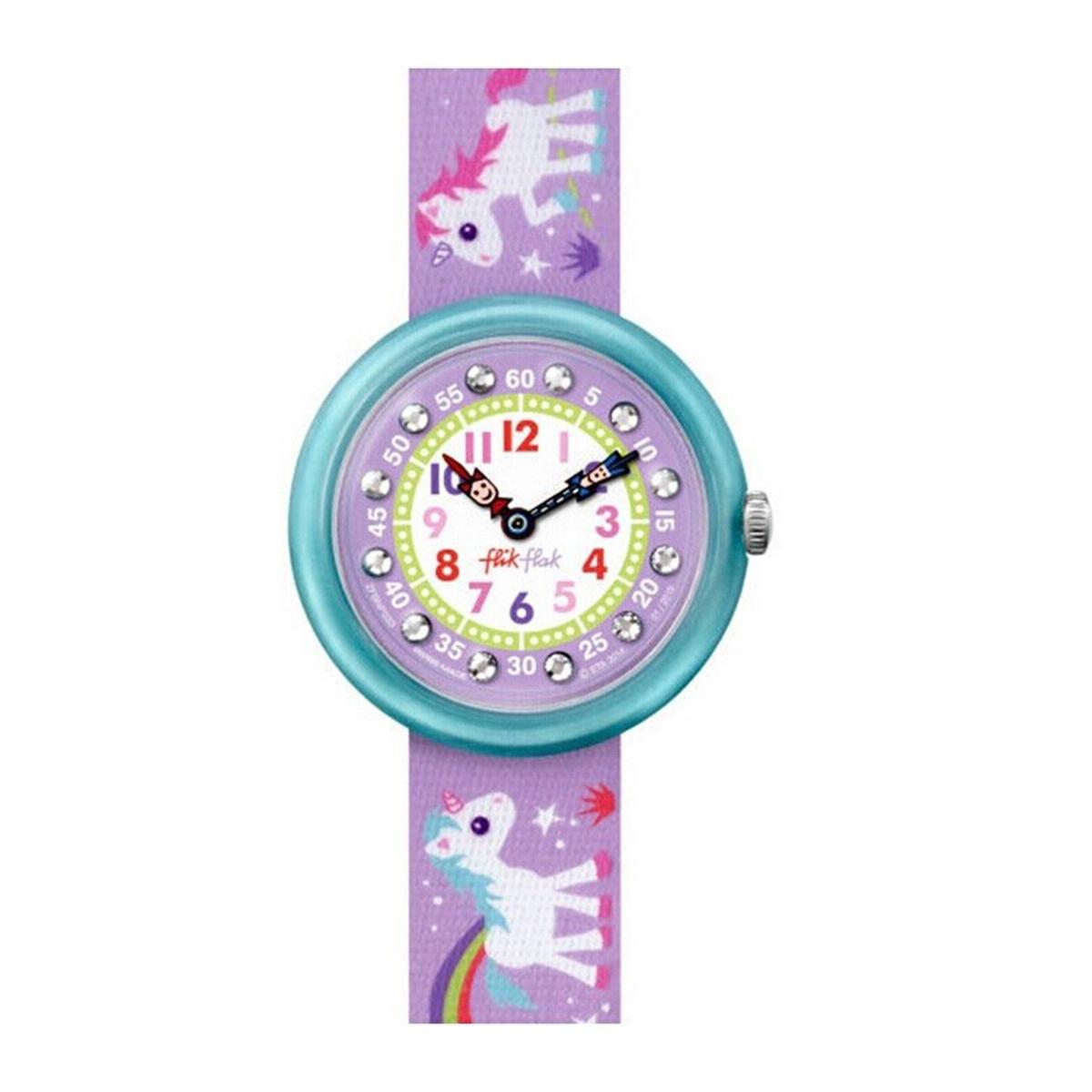 SWATCH Kids Flik Flak Feifei Series 32mm Purple Watch ZFBNP033 ZFBNP033 ZFBNP033