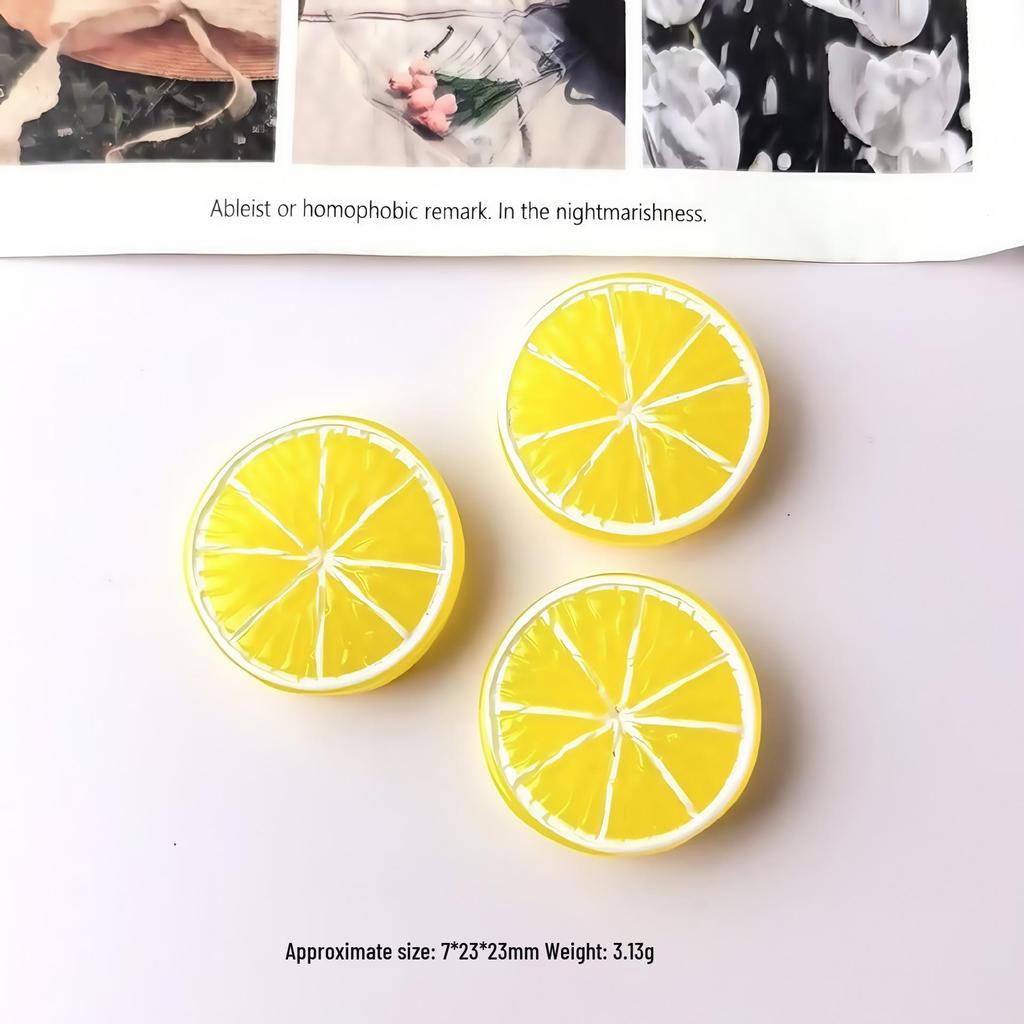 DIY Resin Accessories: Creative Summer Fruit Slices for Hair Clips, Hair Ties, Keychains, Shoes, and Water Cups.