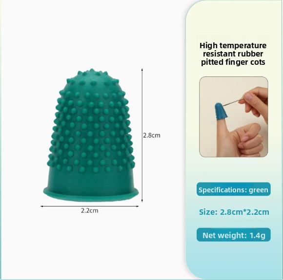 

10Pcs Rubber Thimble Protector Counting Cone Sewing Quilter Finger Tip Craft