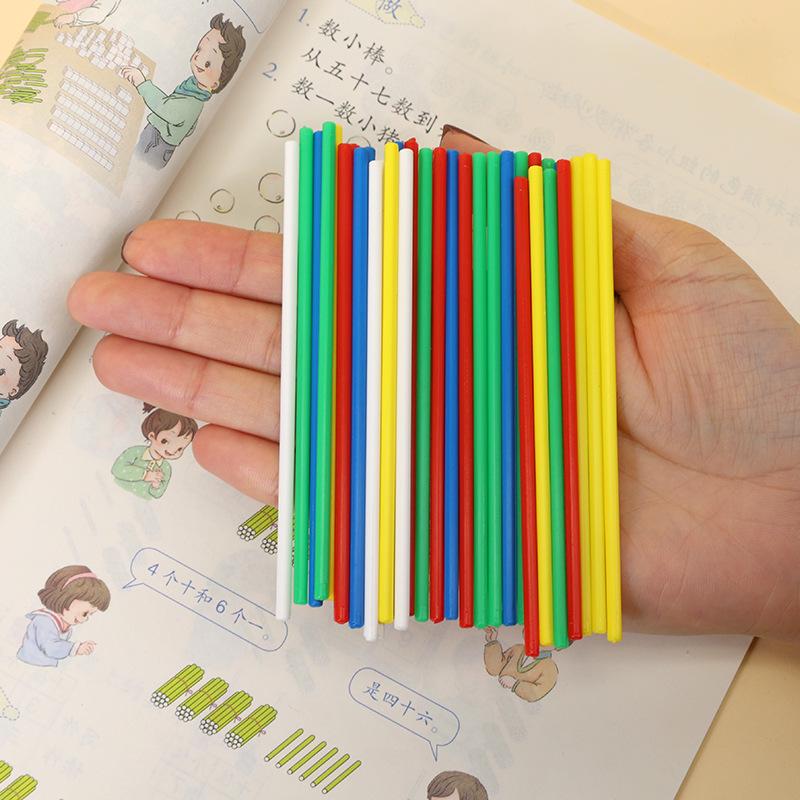 Colorful Counting Rods for Primary Math: 10CM & 20CM Demonstration Sticks