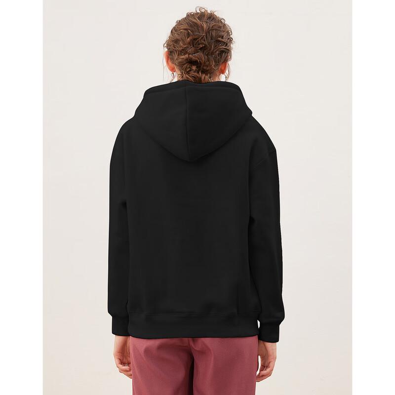 Damen Fleecegefüttertes Besticktes Kapuzensweatshirt