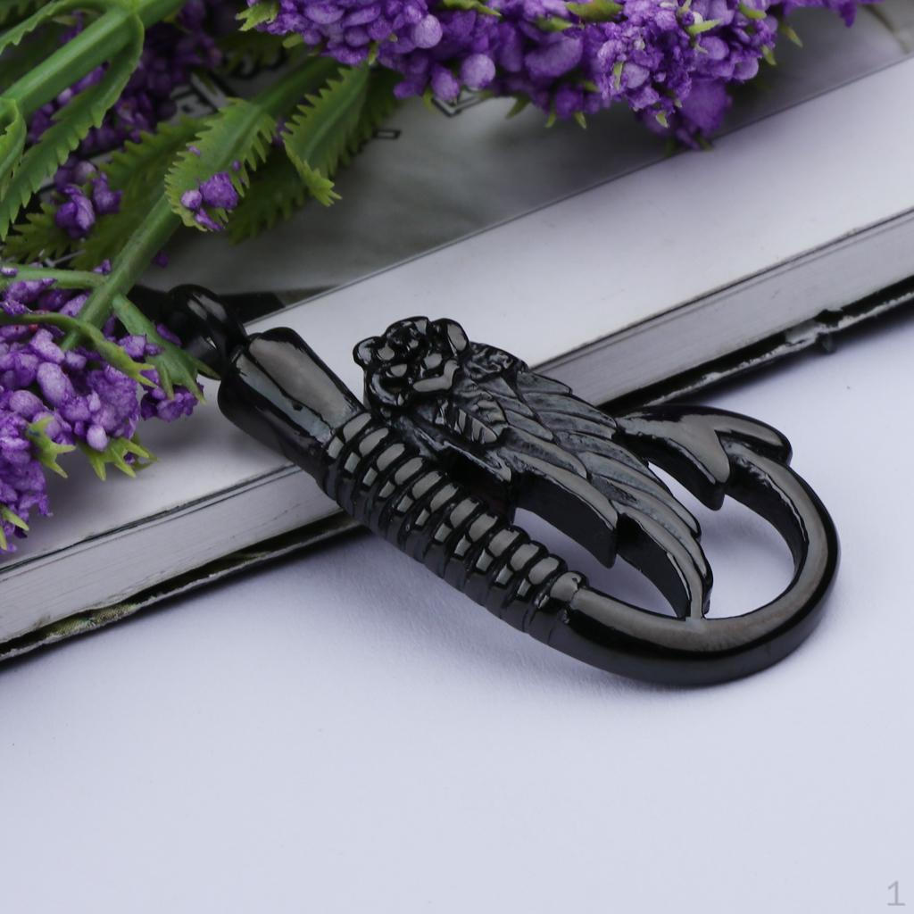 

Memorial Ash Urn Stainless Steel Angel Wing Cremation Jewelry чорний