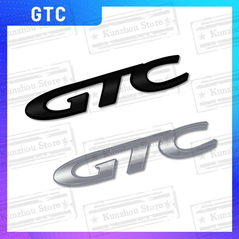 1PCS Metal GTC Logo For Opel Zafira Mokka Meriva Insignia Corsa Astra Adam Vauxhall Emblem Car Front Grille Rear Trunk Sticker rz3