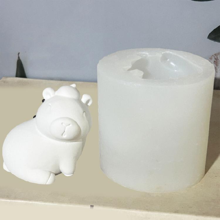 Capybara Shaped Candle Mold Reusable Silicone Mold for Home Decorations Practical Aromatherapys Mould Jewelry Supplies
