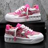Fashion White Red Mens Skateboard Shoes Casual Sports Streetwear Shoes Men Designer Hip Hop Skate Sneakers Men Zapatos De Hombr