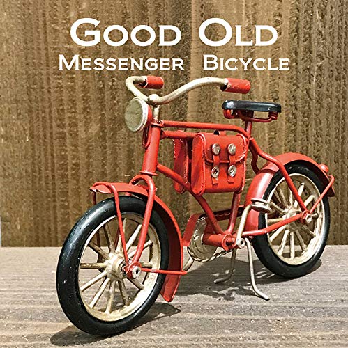 Akizuki Trading Good Old Messenger Bicycle RED W16×D5.5×H9.5cm 1910D-2001