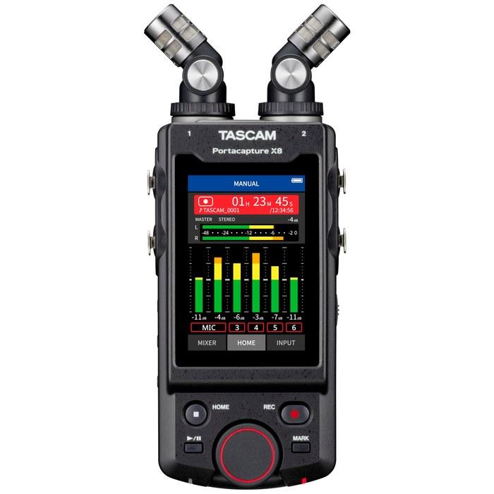 [TASCAM] Portacapture X8 32bit Float 192kHz 8-Track Portable Recorder, Black