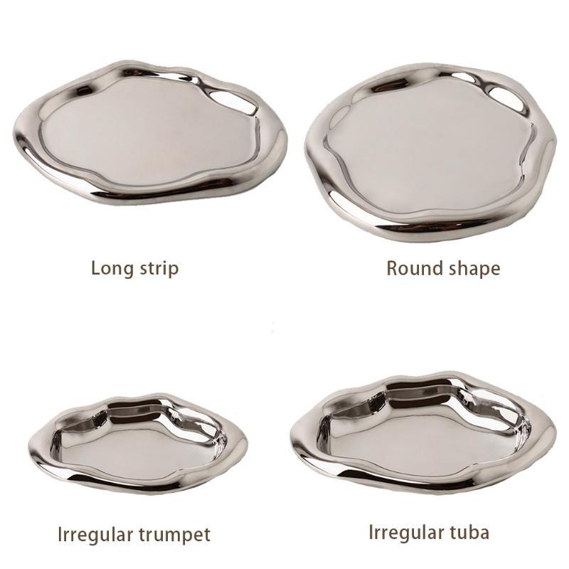 Storage Tray with Polished Round Bottom for Touch Comfortable Does Not Hurt Desk