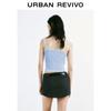 UR Women's Color-Block Ruffle Bowknot Knit Camisole