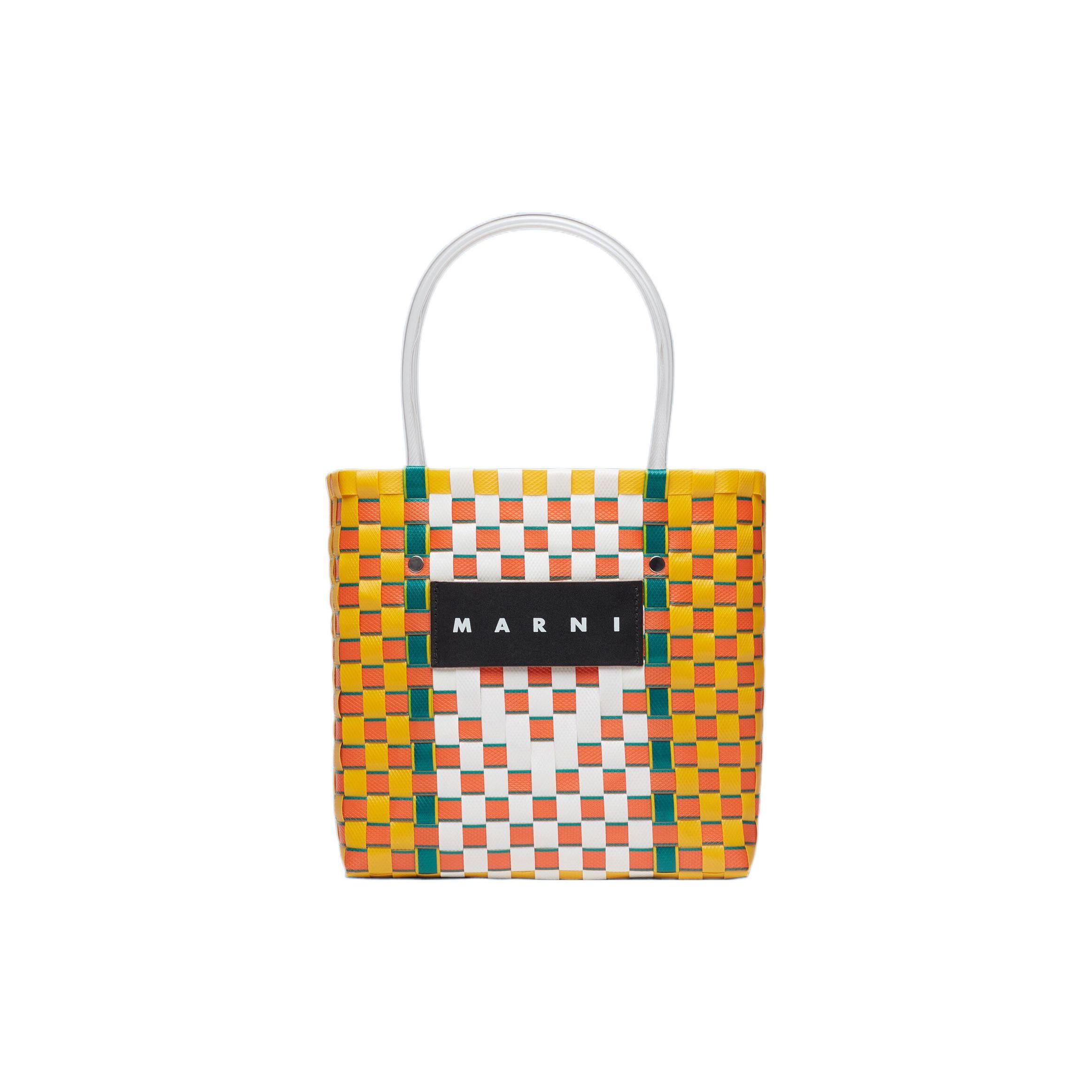 

Marni Woven Stripe Design Polypropylene And Leather Tote Bag Women Tote Bags Yellow Multicolor SHMH006X00RF08100Y20 Basic Set (Bag+Dust Bag)