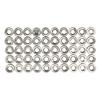 50PCS Cylindrical Coupling Nut Stainless Steel M5 0.8 10 L6mm Female Thread Connector Nut Set for Maintenance