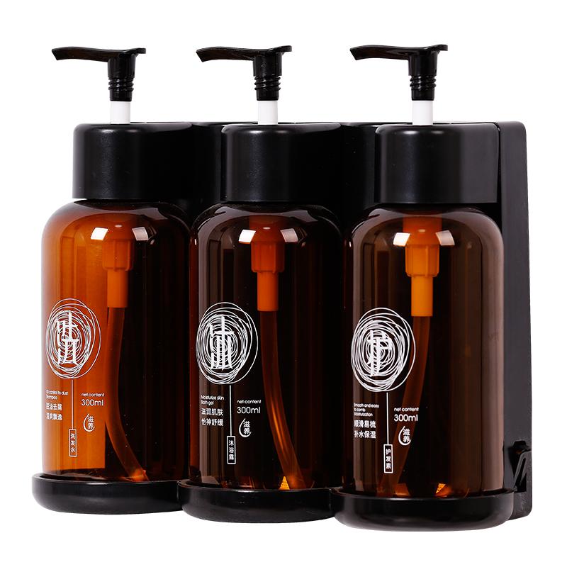 LeeKong K-G026 Liquid Soap Dispenser ABS Foam 300ml Hotel Bathroom Modern Luxury Wall Mounted Hand Soap Dispenser Customized