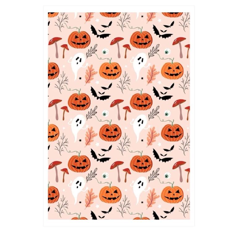 Halloween Water Soluble Stickers, Clay Transfer Paper Water Soluble Clay Transfer Sheet for Clay Earrings Jewelry Making