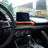 ABS Orange Center Console air outlet frame Trim For Mazda MX-5 Miata 2016-23