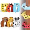 6pcs Anti-pinch Door Stopper, Baby Safety Door Stopper, Foam Door Stopper For Child Finger Protector Reduce Noise - RiRi