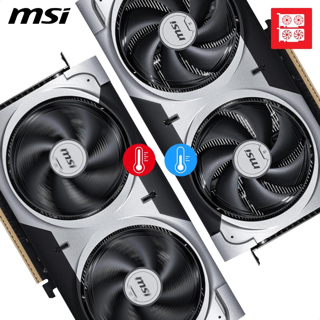 MSI GeForce RTX 5060 Ti 8G VENTUS 2X OC PLUS Graphics Card VD9140
