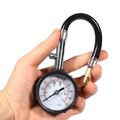 1 Stück Langrohr-Reifendruckmesser 0-100 Psi Hochpräziser Reifenluftdruckprüfer für Auto Motorrad Universal