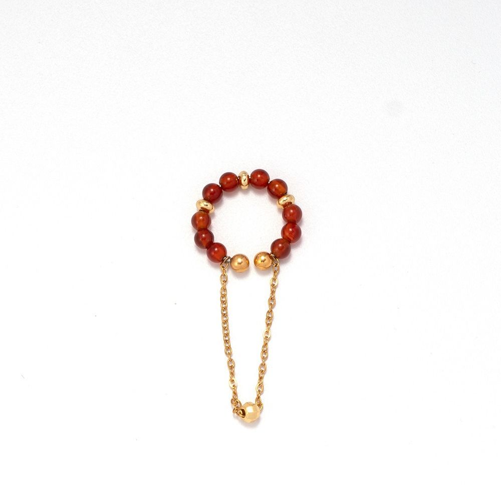 Handmade Beads Ear Cuff Non-piercing Tassel Ear Clip Vintage Crystal Dangle Earrings  Accessories