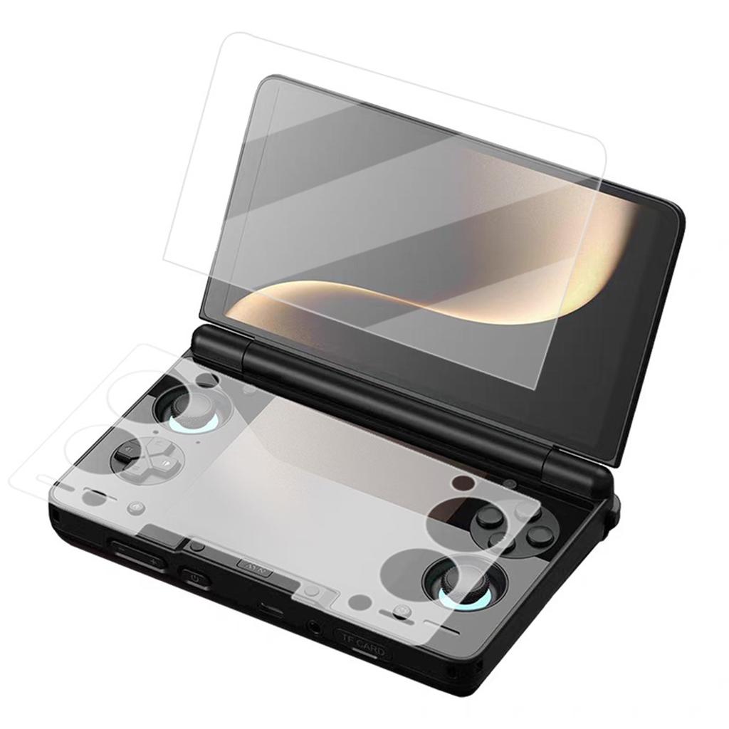 Shatterproof Gaming Device Protective Toughened Glass Film Shockproof Maintains Touch Sensitivity Reduce Glares for AYN